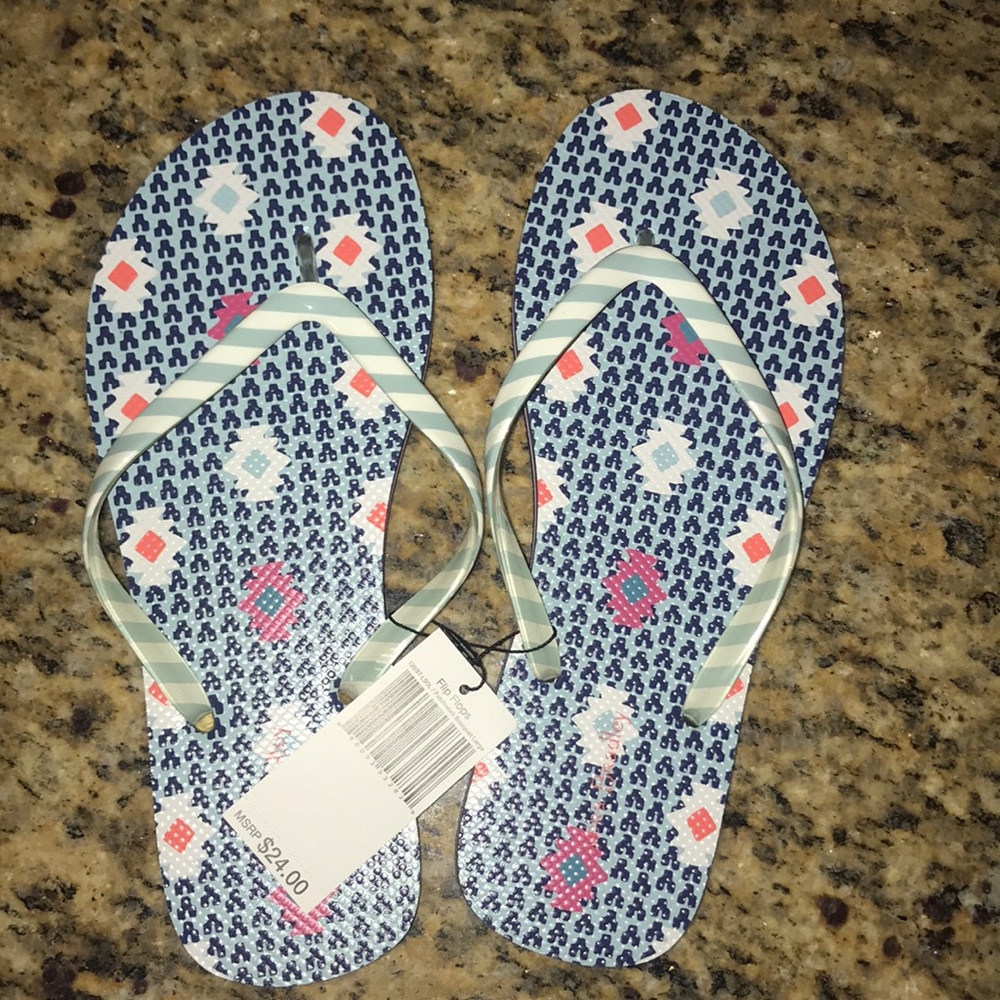 NWT  Vera Bradley Flip Flops